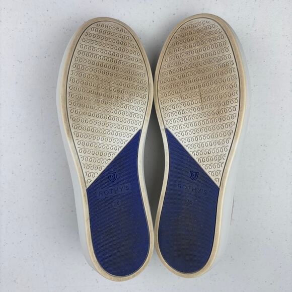 Rothy's The Original Slip On Sneaker in Sand Women's Size 7.5 - Picture 7 of 8